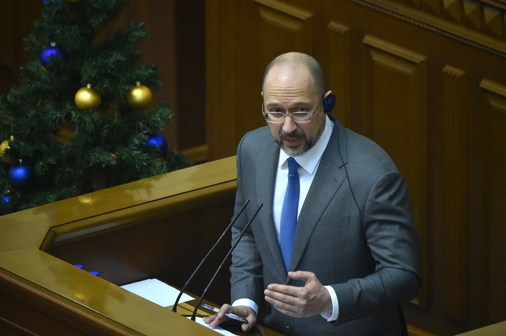 Ukraine Prime Minister Denys Shmygal. (AFP)