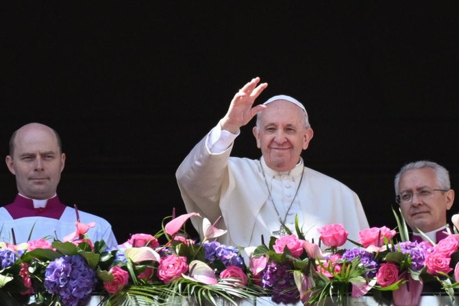 Pope Francis delivers the Easter 