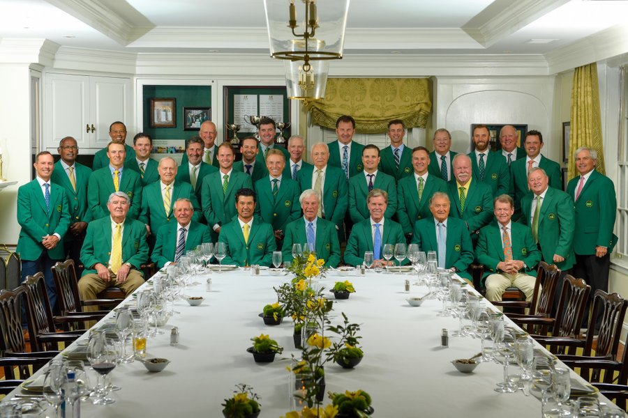 Honorary Masters starters Jack Nicklaus, Gary Player and Tom Watson praised Hideki Matsuyama's Champions Dinner efforts and said Thursday his example could inspire more major winners from Japan. (Twitter)