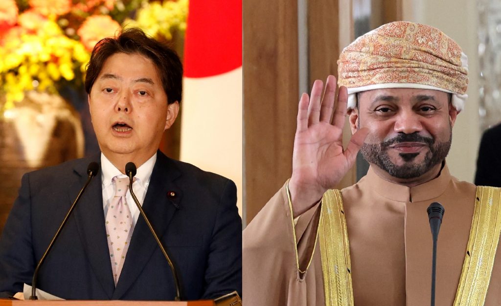 In telephone talks on Thursday, Hayashi told Omani Foreign Minister Sayyid Badr Albusaidi that Oman is a strong partner of Japan. (AFP)