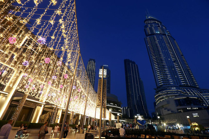 People walk outside The Dubai Mall in Dubai, UAE. (Reuters/File)