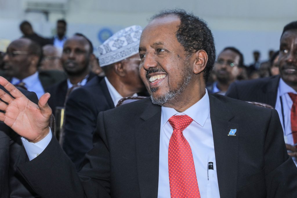 Japan congratulates Somalia on electing a new president. (AFP)