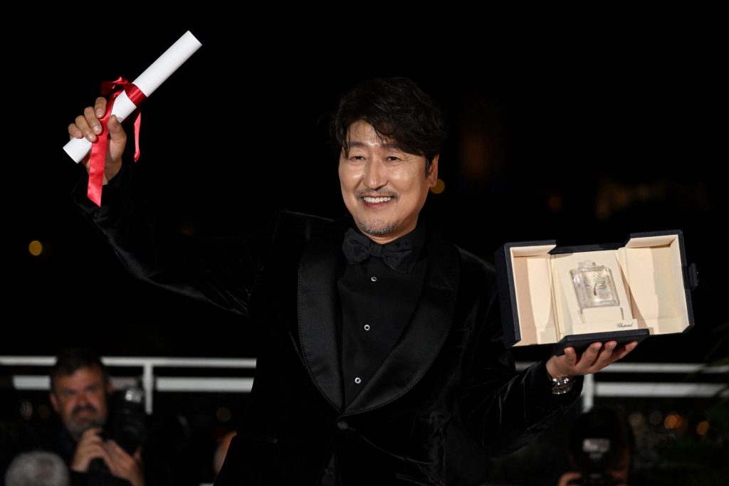 South Korean actor Song Kang-ho won the Best Actor Award at the Cannes Film Festival on Saturday. (AFP)