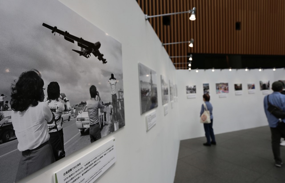 The exhibition continues until May 15, the anniversary date of the 50th anniversary of the return of the island to Japanese control. (ANJ/ Pierre Boutier)