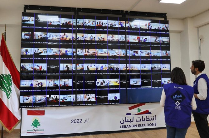 It is the first time that Lebanon’s diaspora is allowed to take part in the vote, as they were previously prohibited from voting abroad. (File/AFP)