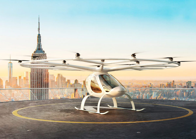 Volocopter aircraft. (Supplied)