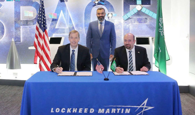 An agreement was signed by Munir bin Mahmoud El-Desouki and Tim Cahill of Lockheed Martin to enhance cooperation between the two countries in the fields of space and its technologies. (SPA)