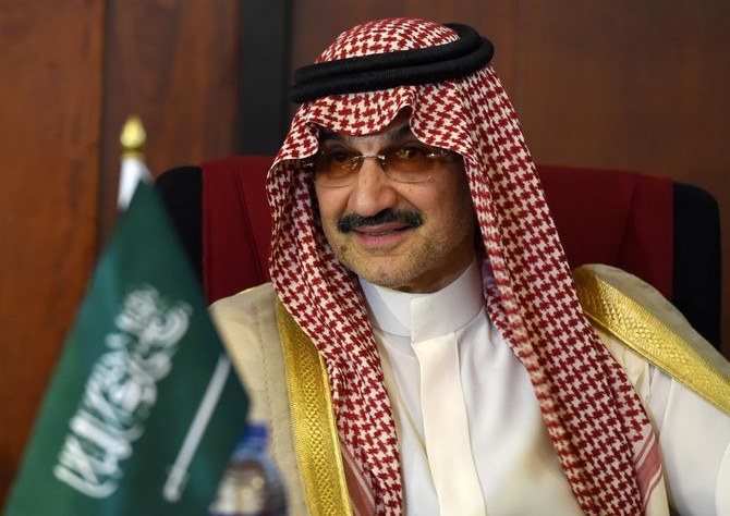 Upon completion of the transaction, Alwaleed bin Talal’s ownership will reduce to 78.13 percent. (AFP/File)