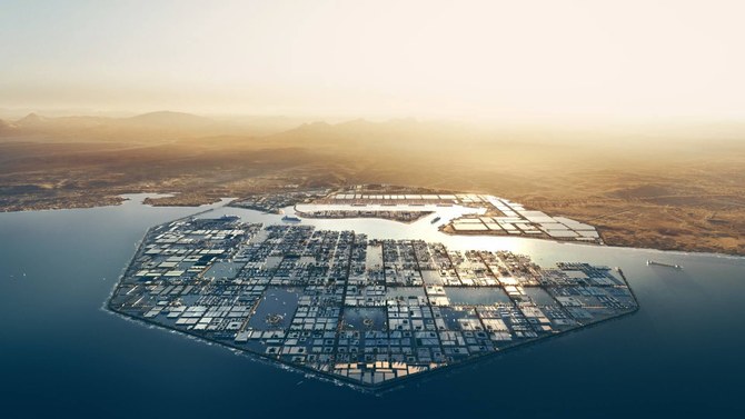 Also known as NEOM Industrial City, OXAGON was formally launched in November 2021, and will be built around the Duba seaport in the southwest corner of NEOM and will include onshore elements and floating structures offshore. File