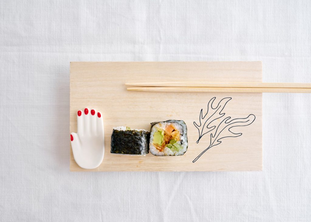 Co-founders of creative dining platform INKED, Patrick and Kenza Jarjour are redefining food as a form of artist expression once more with their latest endeavour, Moby, a vegan sushi café based in Dubai.  (Supplied)