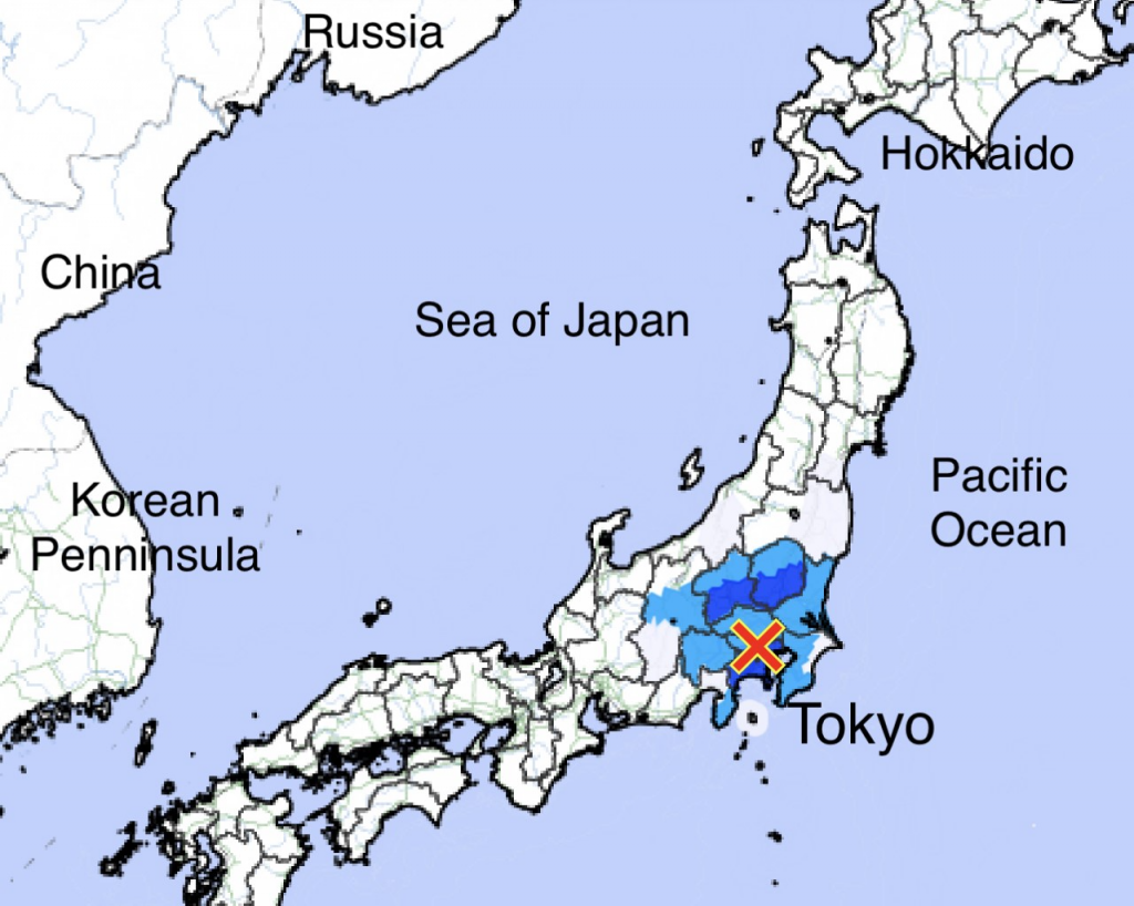 No damage or injuries have been reported so far, local media said. (JMA)