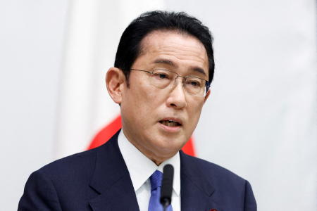 Japanese Prime Minister Fumio Kishida. (Reuters)
