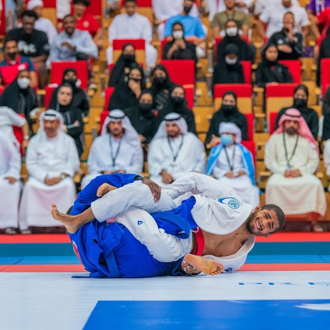UAE jiu-jitsu star Zayed Al-Kathiri in action. (UAEJJF)