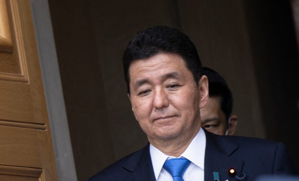 Japan's Defense Minister Nobuo Kishi. (AFP)