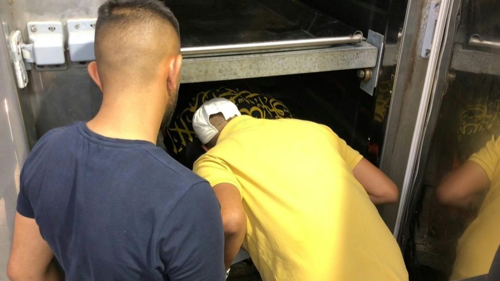 Relatives of Mohammad Marei, 25, mourn over his body at the Jenin hospital morgue in the occupied West Bank, after he was shot dead by Israeli troops during clashes, according to the Palestinians' official Wafa news agency. (File photo/AFP)