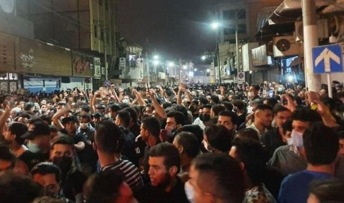 With video footage showing the use of bitter slogans against the government and even supreme leader Ayatollah Ali Khamenei, the protests present a hugely delicate moment for Iran’s leadership. (Twitter)