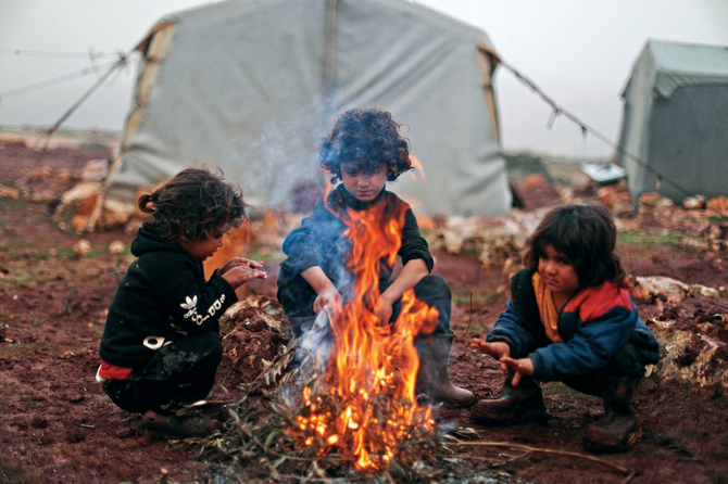 Children live and die in horrendous conditions in the Syrian camps, and it leaves them very vulnerable to radicalization in the face of the potential resurgence in Daesh militancy. (AFP)