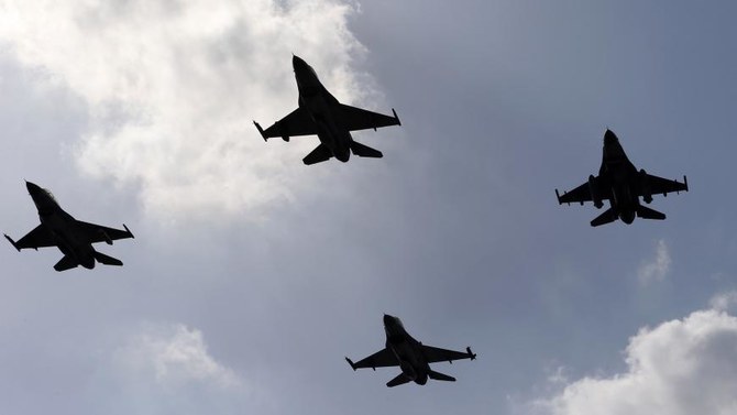 Jordanian F-16 fighter jets (Reuters)