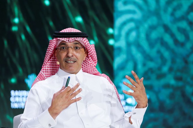 Saudi Arabia’s Minister of Finance and Governor of the Islamic Development Bank (IsDB) Mohammed Al-Jadaan. (Reuters/File Photo)