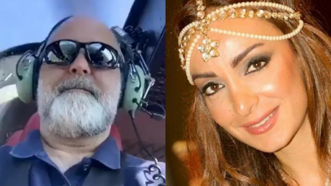 Lebanese businessman Tarek Tayyah (L), was found dead along six others in a helicopter crash in Italy on Saturday, nearly two years after his wife Hala Tayyah (R) perished during the Aug. 2020 Beirut Port blast. (Twitter)