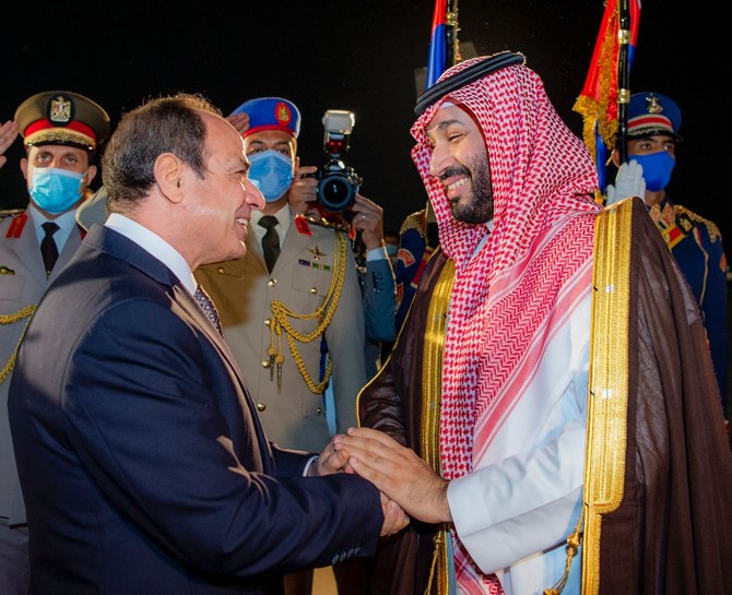 Saudi Crown Prince Mohammed bin Salman has arrived in Egypt on an official visit. (SPA)
