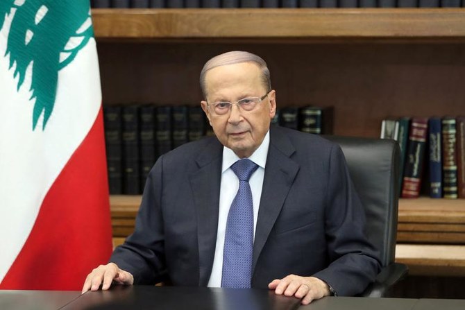 Michel Aoun expressed “the right of the Palestinian people to establish their independent state on all their national territory, with Jerusalem as its capital.” (Reuters/File Photo)