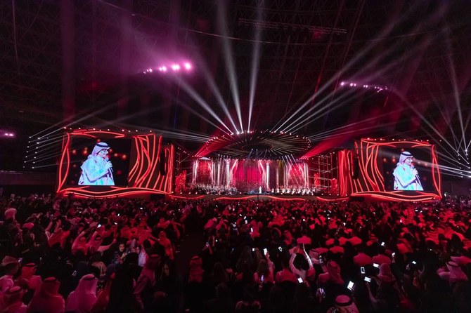 Fans watch a performance by Abdul Majeed Abdullah on June 24. The concert is part of Jeddah Season 2022. (Source: Twitter of Jeddah Season)