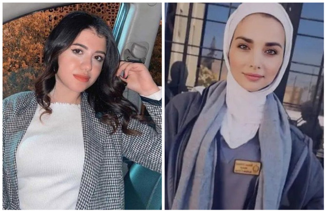 Nayera Ashraf (L), a 21-year-old arts student, was stabbed to death in Egypt; Nursing student Iman Ersheid, 18, was shot to death in Jordan. (Reuters)