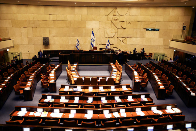 Quick approval of the dissolution bill by the Israeli parliament pushes the country closer toward its fifth election in less than four years. (Reuters)