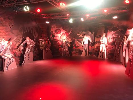 ‘Attack on Titan’ will be at the Anime Village until June 30. (AN photo by Rahaf Jambi)