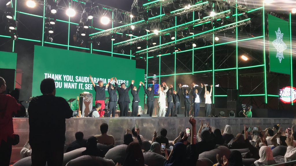 ALI performed in Saudi Arabia on Thursday, June 16, at Anime Village. (AN Photo)