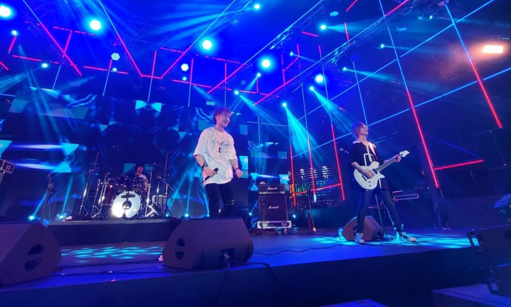 Members of the Japanese rock group Koyomi Band had fans of anime and manga dancing to their tune when they recently took to the stage as part of Jeddah Season. (Photos by Deema Al Khudair)
