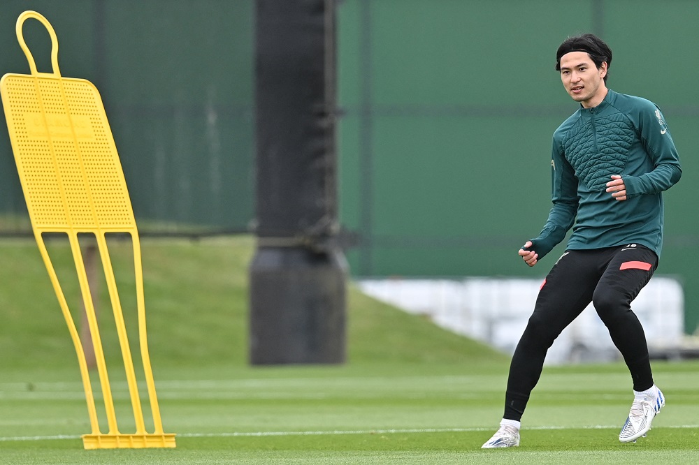 Takumi Minamino, the 27-year-old Japan international scored 14 goals in 55 games overall for Liverpool after joining from Red Bull Salzburg. (AFP/file)