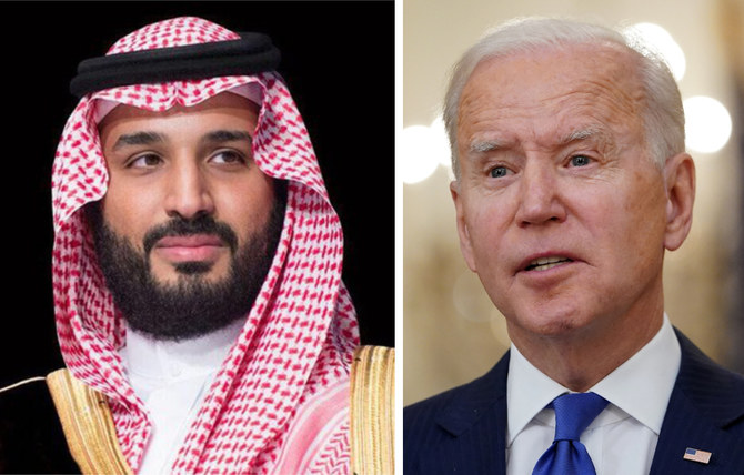 US President Joe Biden and Saudi Crown Prince Mohammed bin Salman will meet in July. (SPA/AFP)