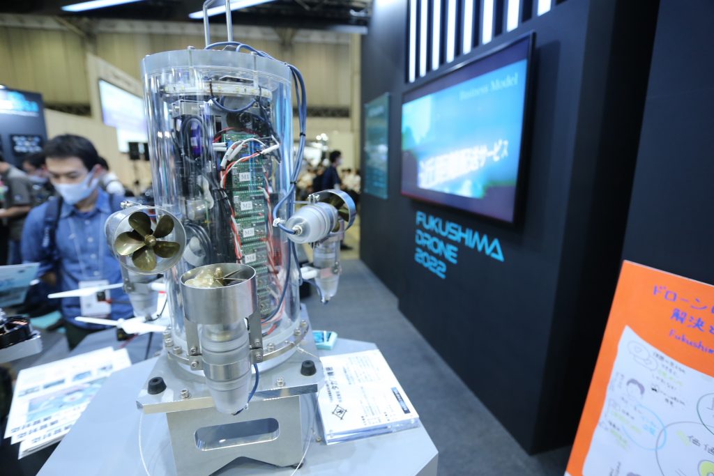 The latest drones and prototypes for industrial, military and civilian use were displayed by 166 exhibitors at the Japan Drone expo 2022. (ANJP Photo)