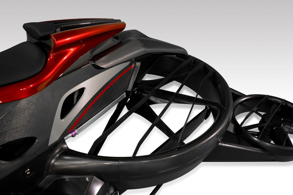 Hoverbike manufacturer ALI Technologies to expand business worldwide, including the Middle East, following sales in Japan. (A.L.I. Technologies Inc.)