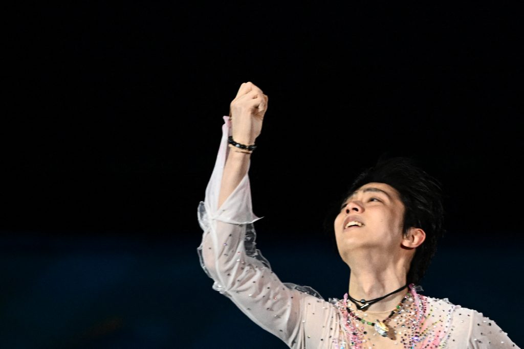 Hanyu became the first male figure skater in 66 years to win a gold medal at two consecutive Olympics, in 2014 in Sochi and 2018 in Pyeongchang. (AFP)