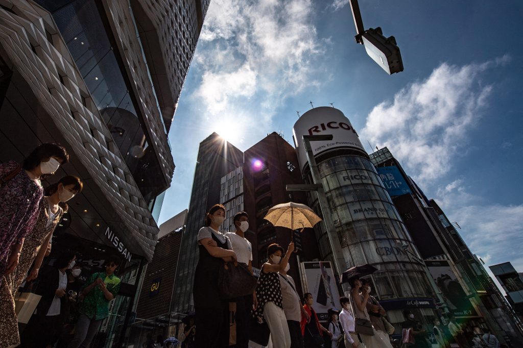 Japan's cumulative death toll from the coronavirus rose by 170 from a week earlier to 31,615. (AFP)