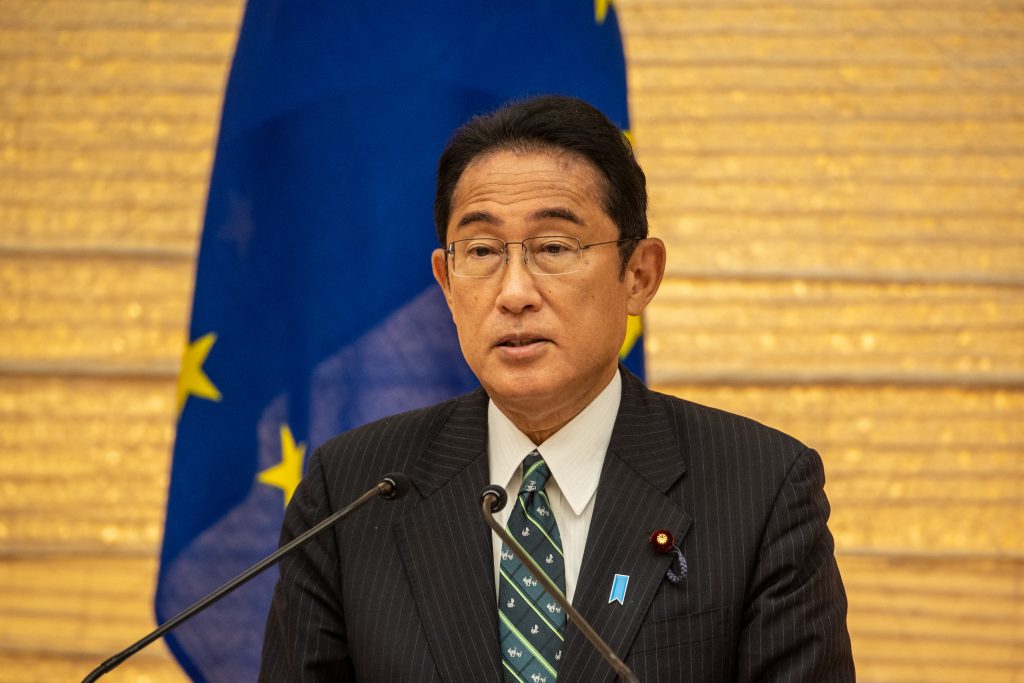 Japanese Prime Minister KISHIDA. (AFP)