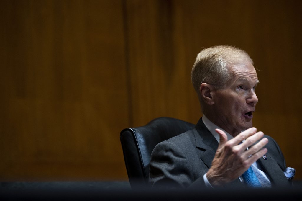 NASA Administrator Bill Nelson is expected to visit Japan in October to sign an agreement on US.-Japan cooperation on lunar exploration. (AFP)
