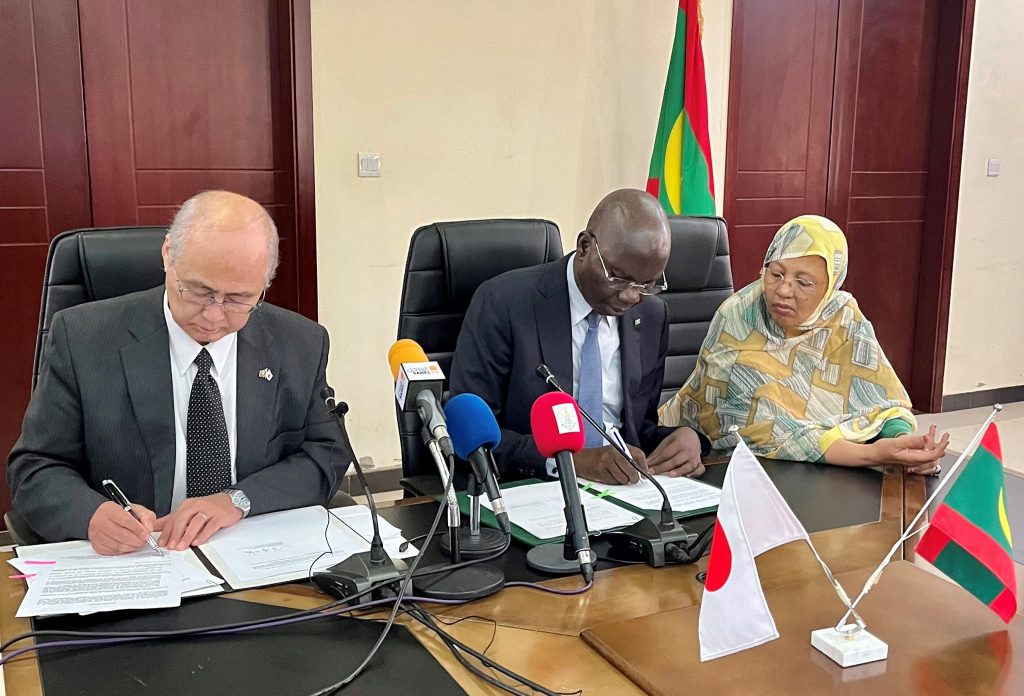 Japan grants food aid worth 500 million yen to Mauritania amid growing food shortages. (Facebook/Ambassade du Japon en Mauritanie)