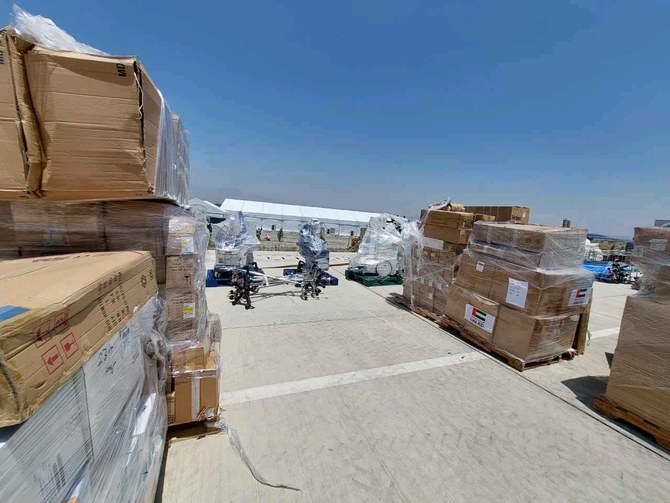 The relief efforts come as Afghan authorities reported a shortage of food, shelter and medical supplies for the victims of the country’s deadliest earthquake in decades. (Emirates news agency WAM)