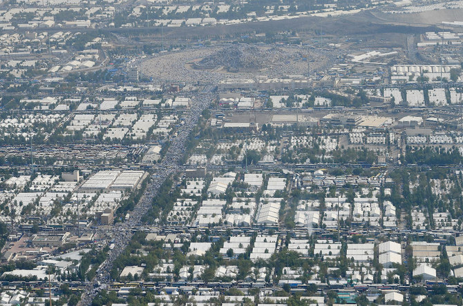 Al-Mashair covers 119 square kilometers and encompasses the key Hajj sites of Arafat, Muzdalifah, and Mina. (SPA file photo)