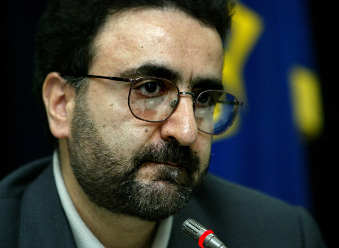 Mostafa Tajzadeh of the leadership committee of the reformist Islamic Iran Participation. (Reuters)