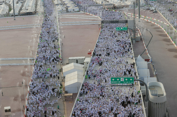 Hajj pilgrims welcomed Eid Al Adha on Saturday. (AN Photos by Adnan Mahdali)