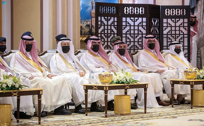 Saudi Interior Minister Prince Abdulaziz bin Saud bin Naif praised the efforts of security and military personnel in ensuring a safe Hajj. (SPA)