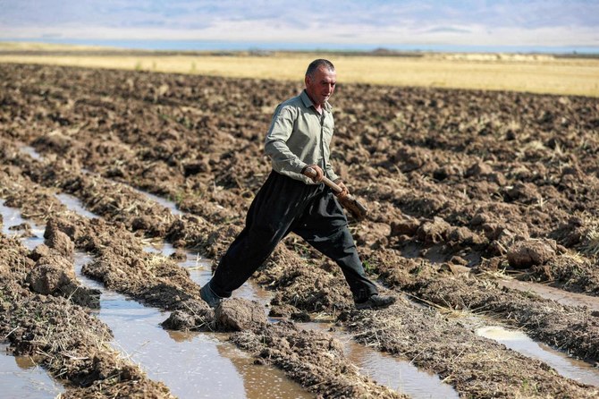 The Dukan dam’s water reserves have fallen by 60 percent compared with last year, and Iraq has been forced to halve the area it devotes to agriculture. (AFP)