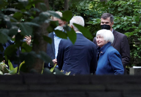 US Treasury Secretary Janet Yellen attends the vigil for late former Japanese Prime Minister Shinzo Abe. (Reuters)