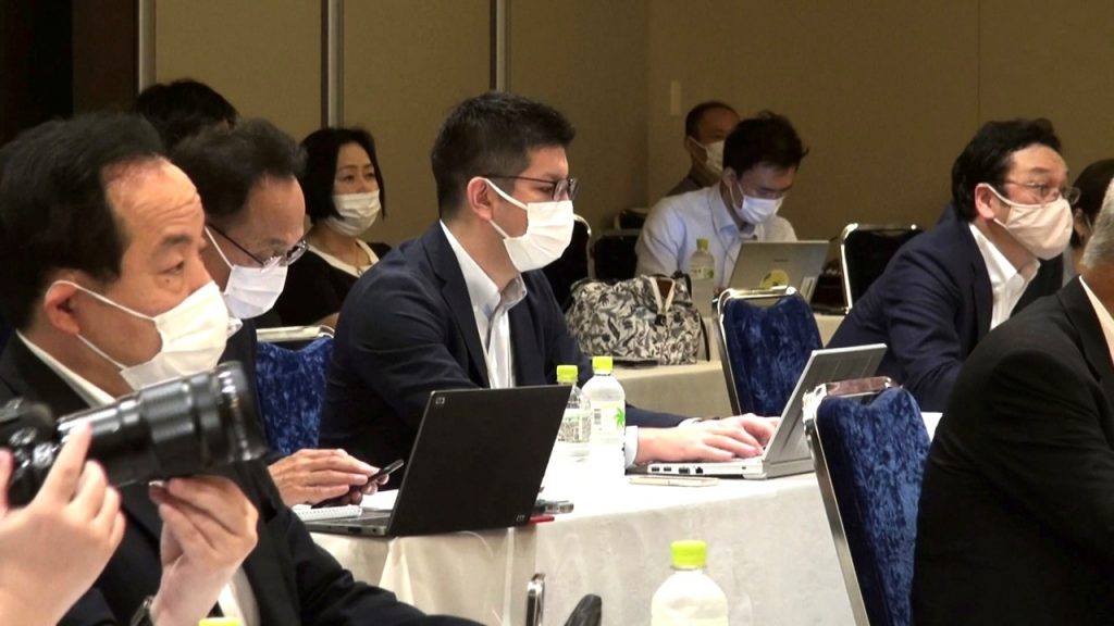 Journalists from leading Japanese media outlets such as NHK, Jiji Press, Kyodo News, TV Tokyo, Asahi Shimbun and Nikkei Shimbun were in attendance. (ANJP Photo)