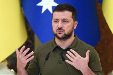 Ukrainian President Volodymyr Zelenskyy. (AFP/file)